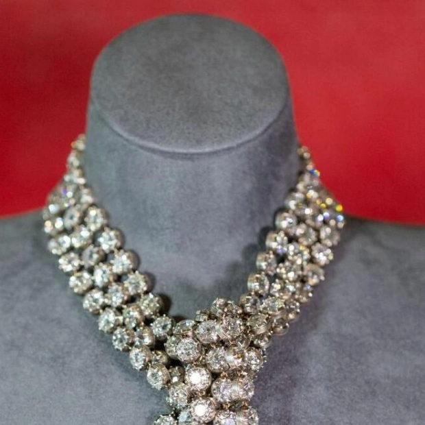 Historic 300-Carat Diamond Necklace Up for Auction