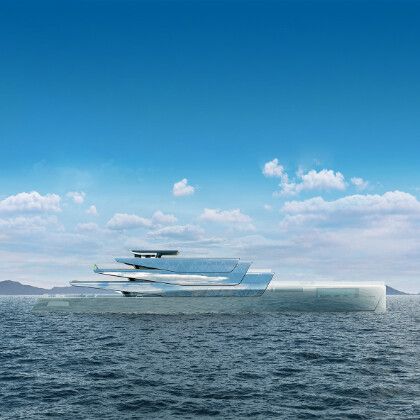 J.Forakis has revealed the  3D-printed concept superyacht