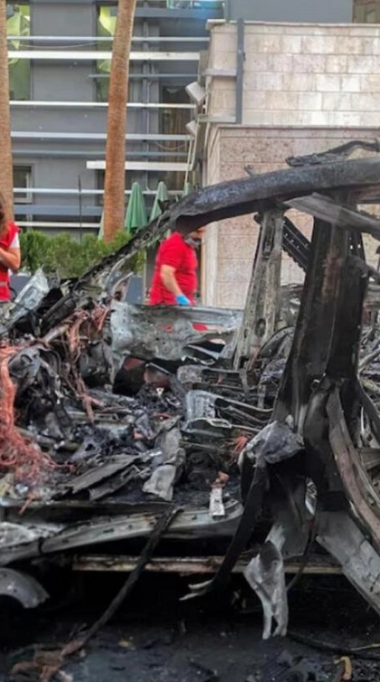 Car Explosion in Damascus' Mazzeh District