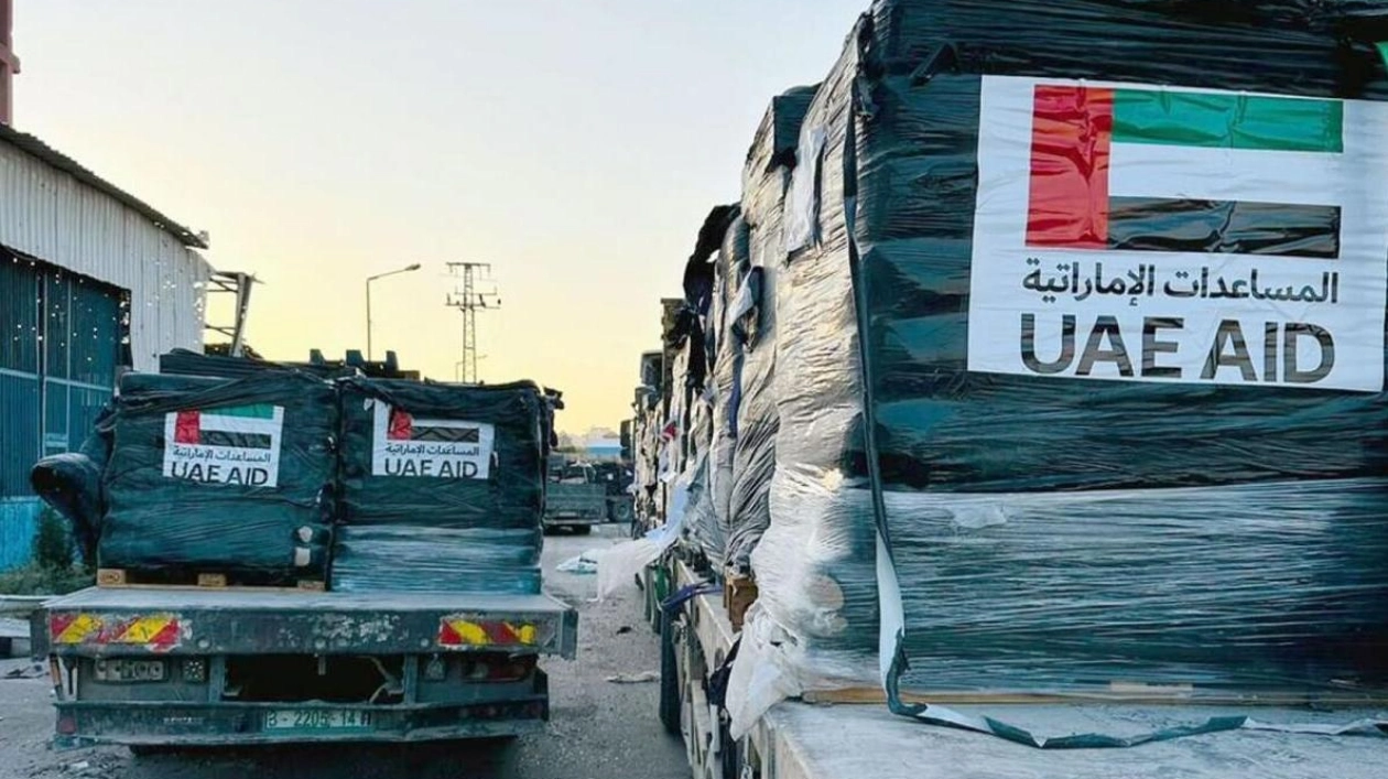 UAE Sends Aid Trucks to Gaza Amid Ongoing Conflict