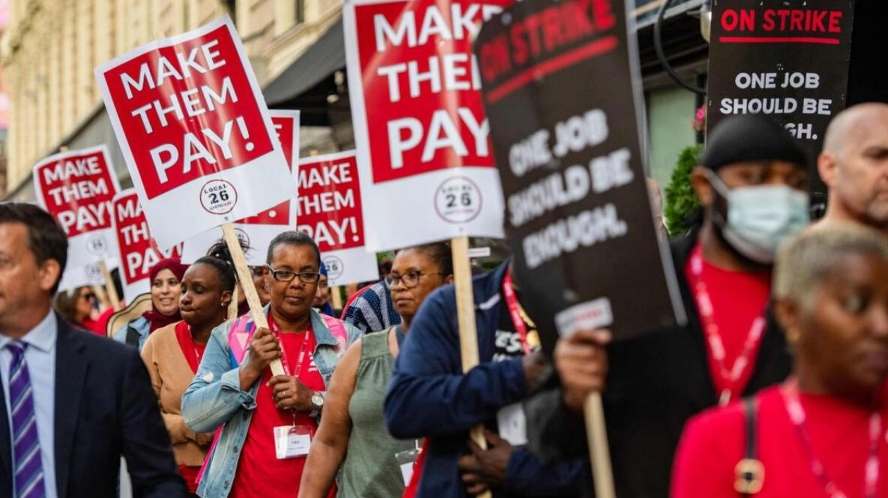 Labour Day Disruptions: Over 10,000 US Hotel Workers Strike for Higher Pay