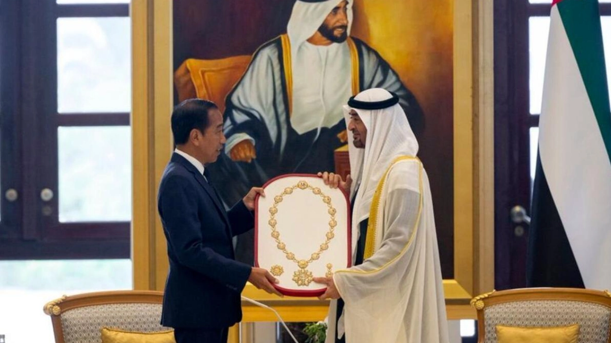 UAE President Honors Indonesian Counterpart with Order of Zayed