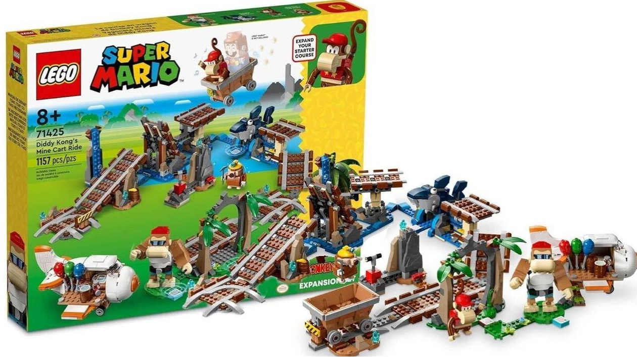 Grab the Diddy Kong's Mine Cart Ride Lego Set Now!