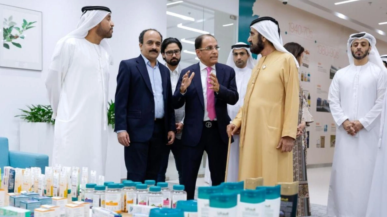 Sheikh Mohammed Visits Himalaya Wellness' Advanced Research Centre in Dubai