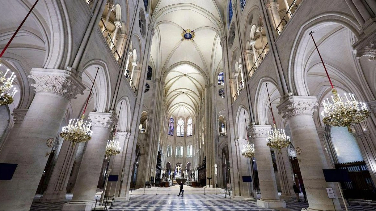 Notre Dame Cathedral's Interior Reconstruction Revealed