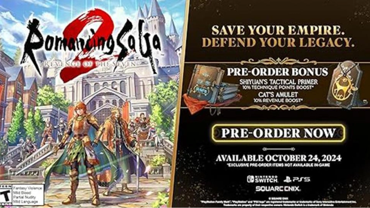 Romancing SaGa 2: Revenge of the Seven Launches Tomorrow