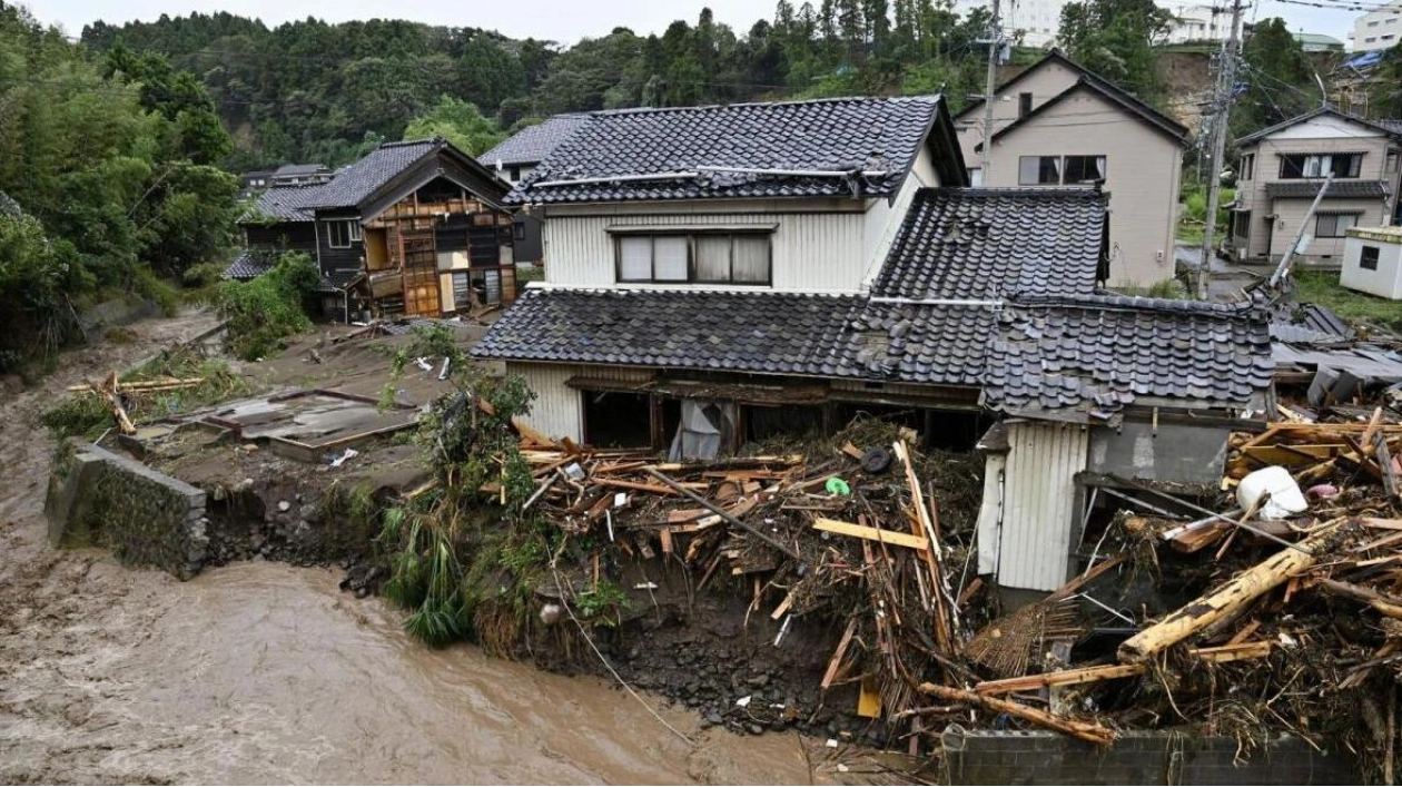 Floods and Landslides Devastate Central Japan