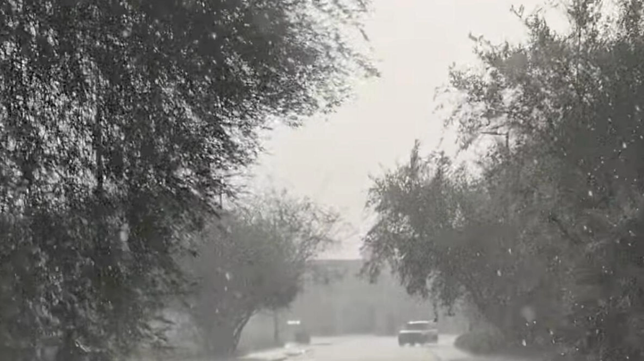 Heavy Rain and Hail Bring Relief Amidst Scorching Heat