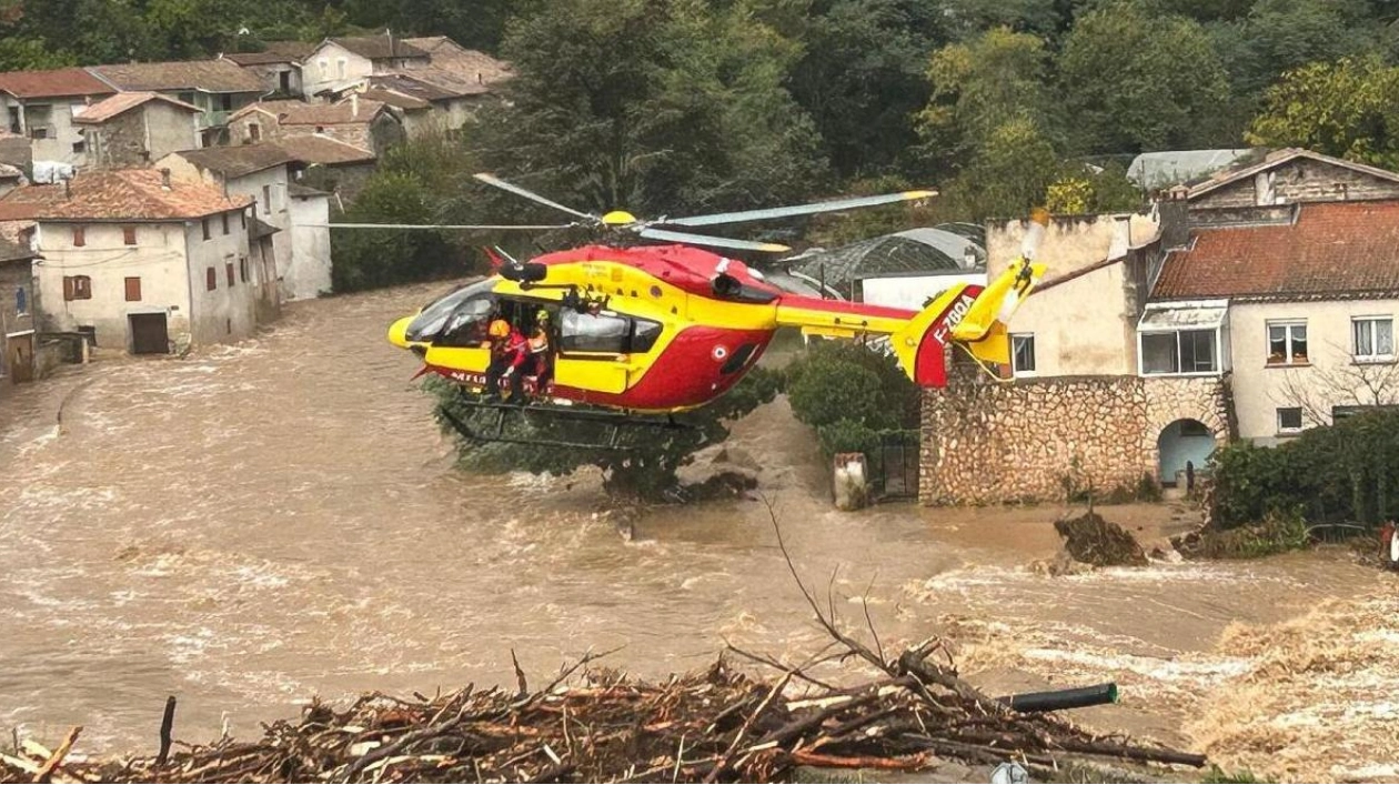 Flooding Disrupts Italy and Central France