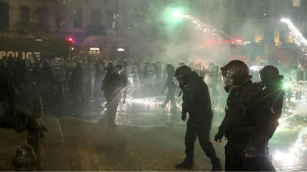 Police Brutality at Georgia's Pro-EU Protests