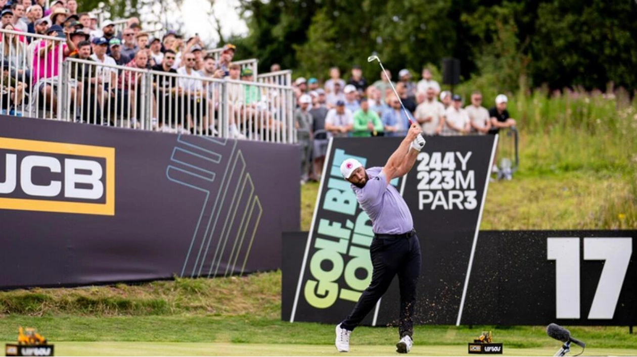 Jon Rahm Leads LIV Golf UK with Bogey-Free 63