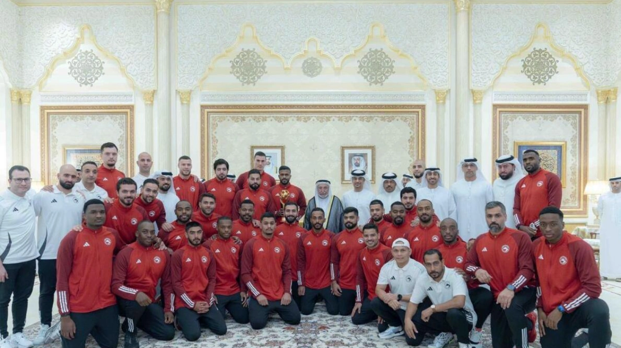 Sharjah Ruler Celebrates Handball Club's Asian Championship Win