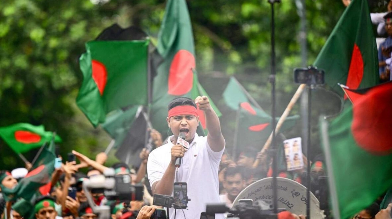 Bangladesh Students Rally to Mark Fall of Former PM Hasina