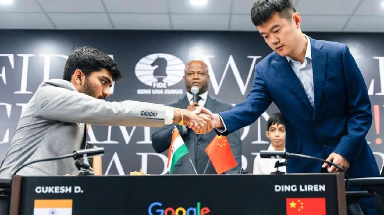 Ding Liren and Gukesh Dommaraju Tied in World Chess Championship