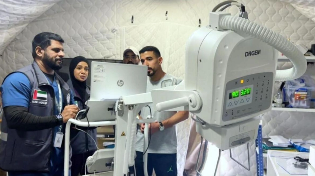 Emirati Field Hospital in Gaza Uses Starlink for Remote Medical Consultations