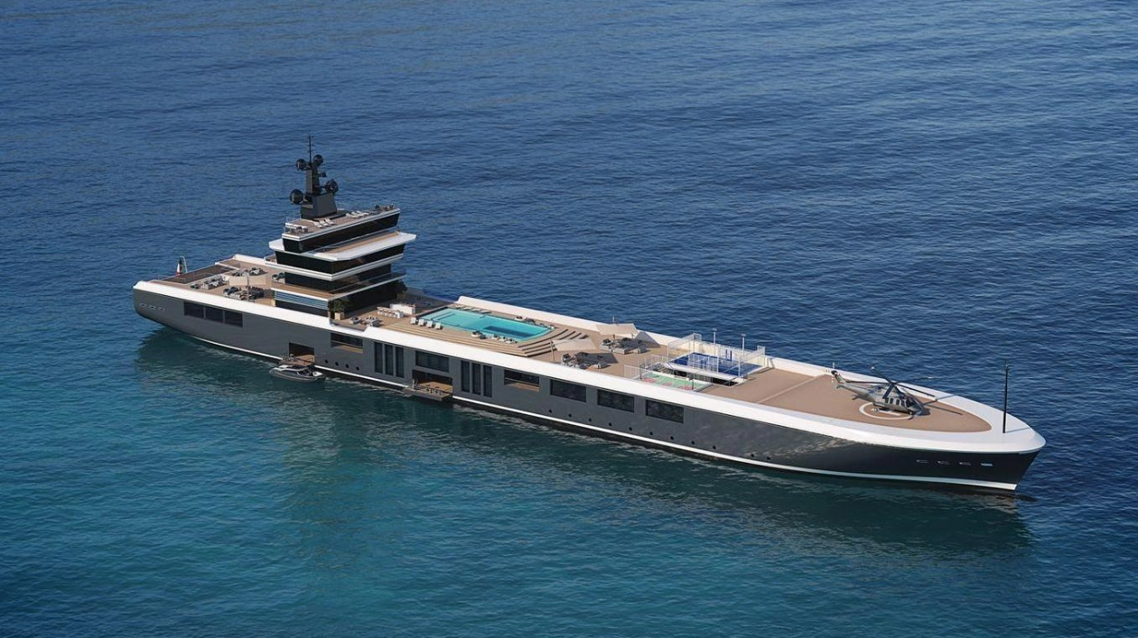 Oceanco and Mario Biferali Unveil 150m Superyacht Concept Anthos