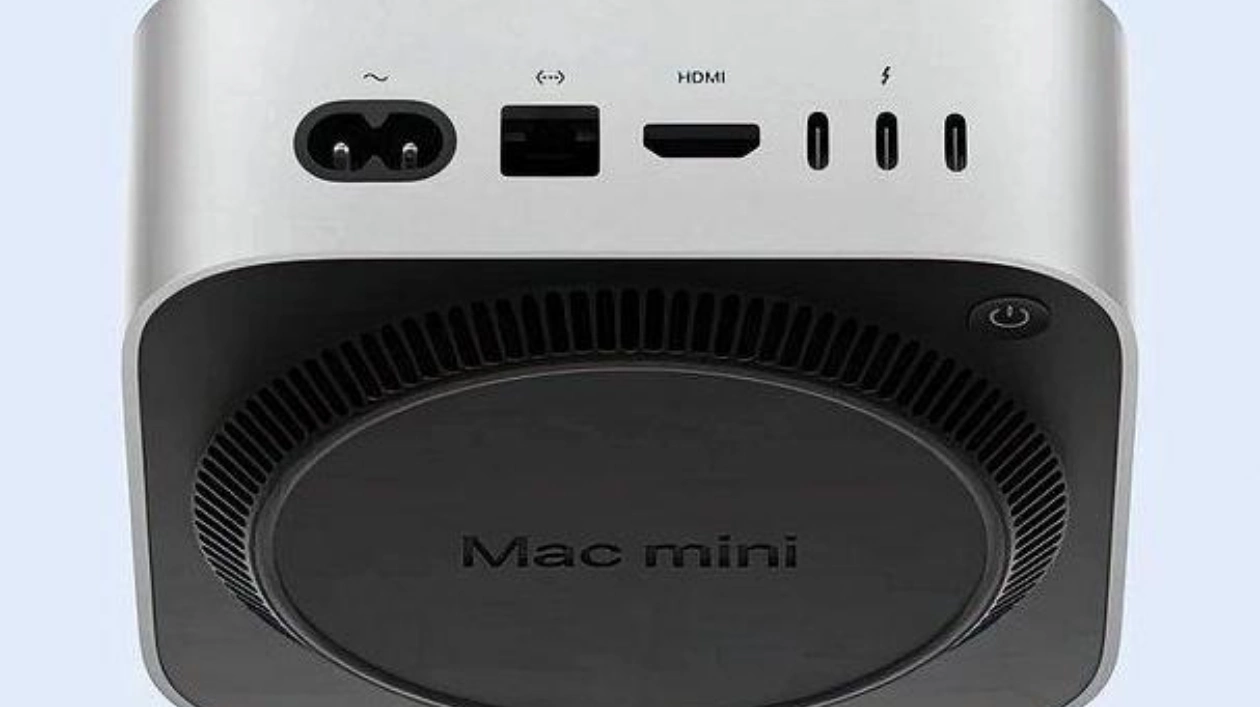 Apple скрыла кнопку включения на Mac mini в нижней части корпуса