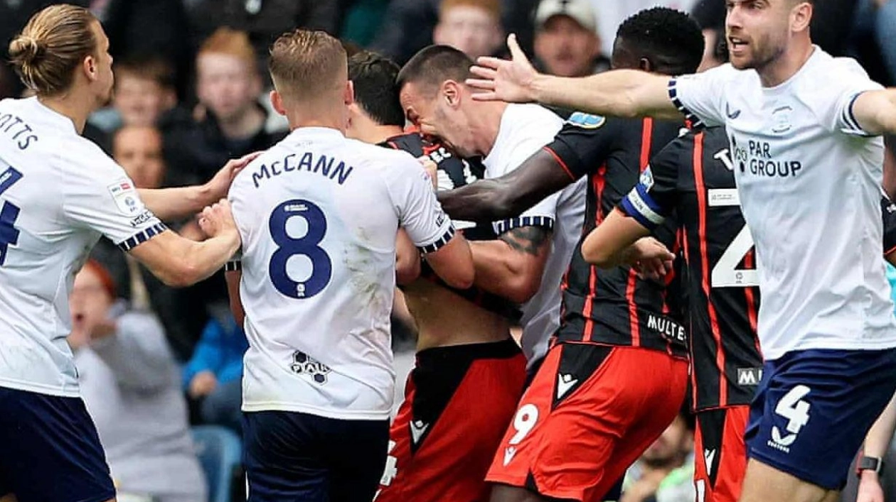 Preston Striker Charged with Biting Opponent