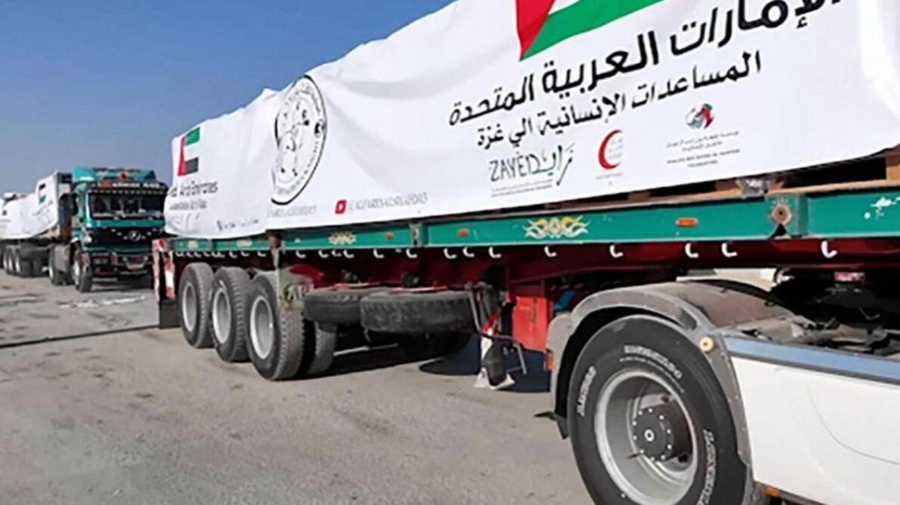 UAE Convoys Deliver Over 600 Tonnes of Aid to Gaza