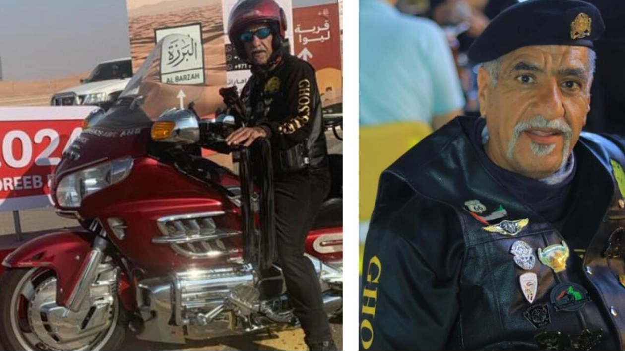 Emirati Motorcyclist Defies Norms with Passion for the Open Road