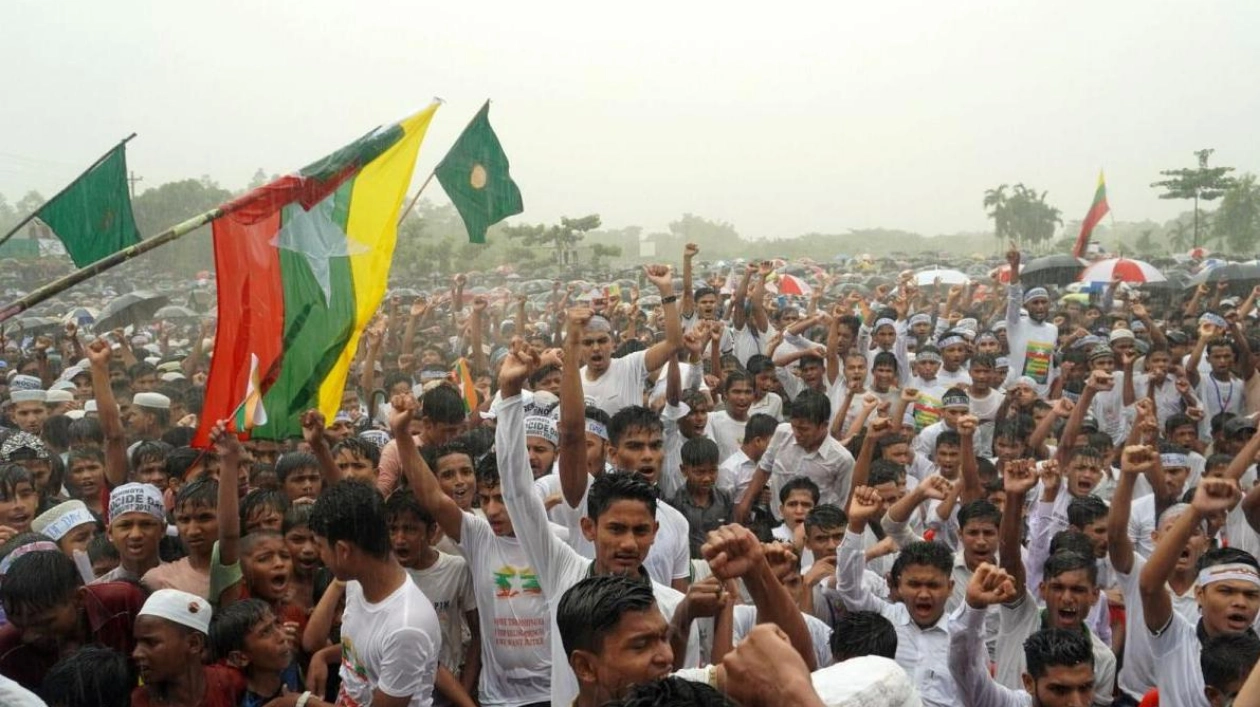 Rohingya Refugees Rally for End to Violence and Safe Return to Myanmar