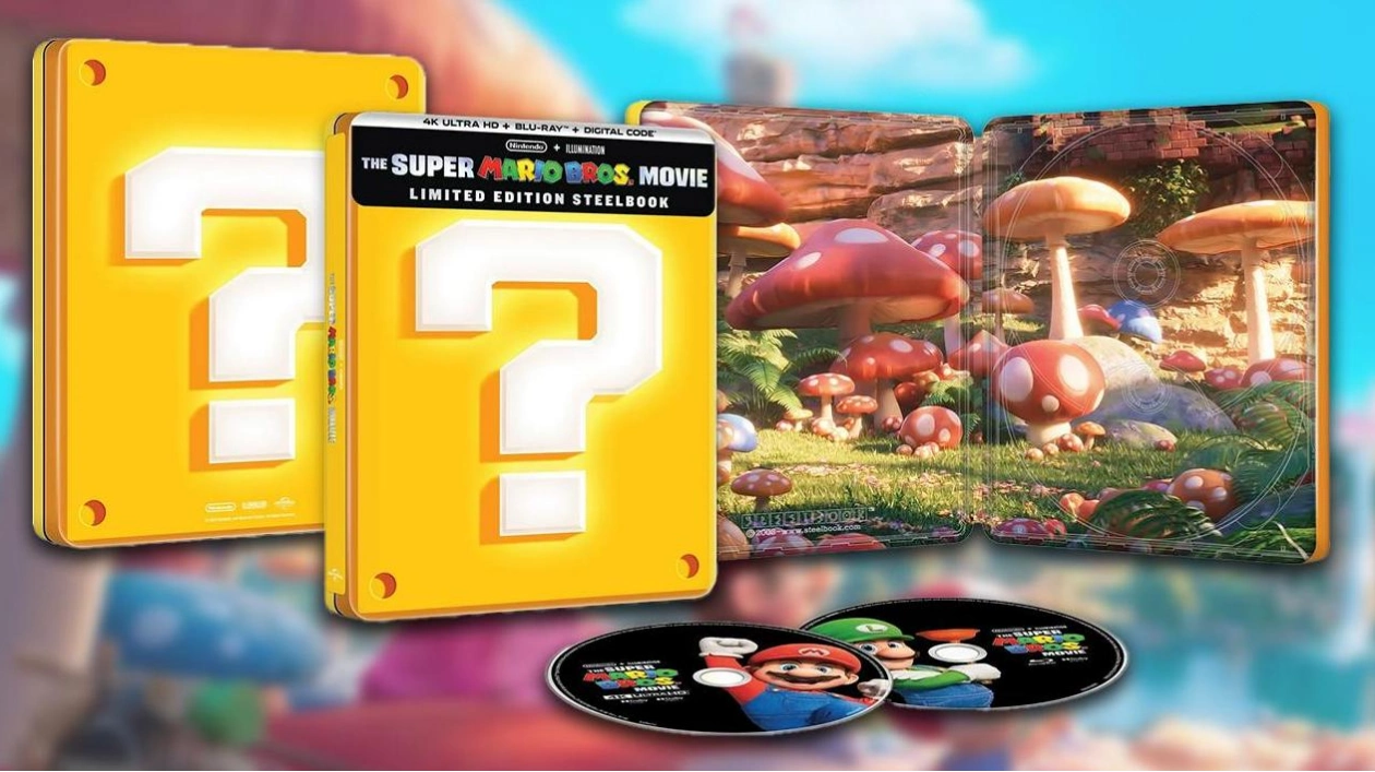 New 4K Blu-ray Steelbook for The Super Mario Bros. Movie