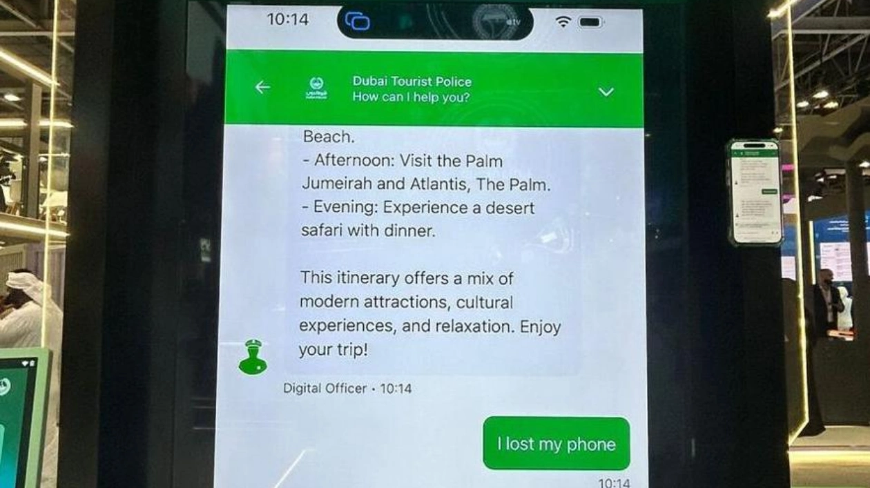 Dubai Tourist Police Unveil Innovative Digital Officer