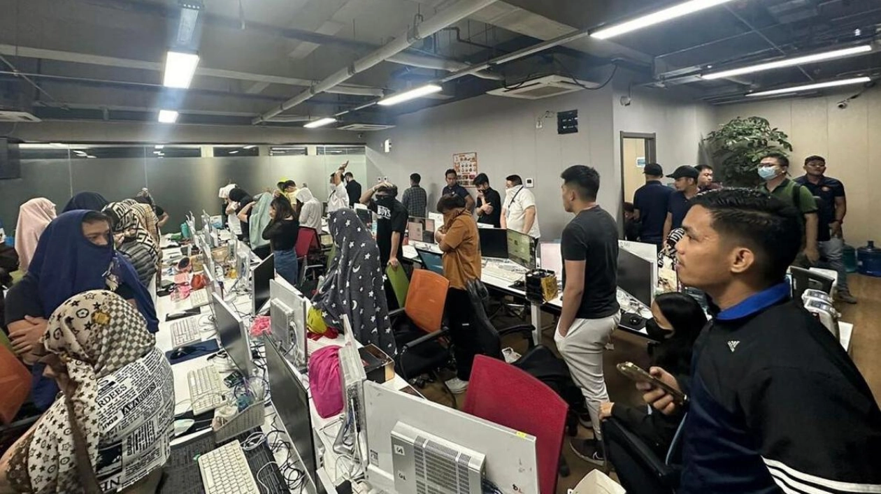 Over 250 Detained in Manila Online Scam Raid