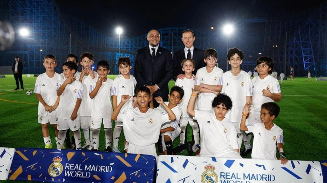 Real Madrid Legends Celebrate World's First Football-Themed Park