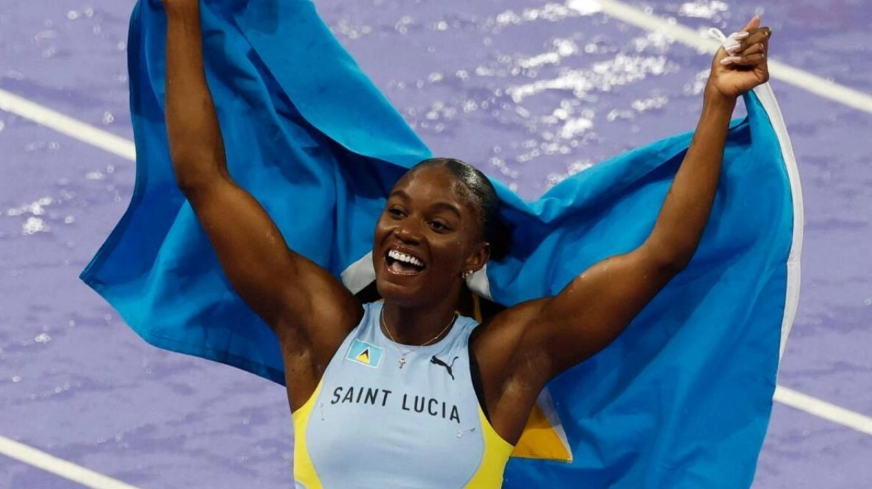 Julien Alfred Shines as Saint Lucia Wins First Olympic Medal