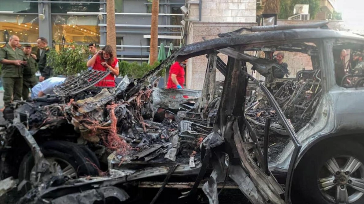 Car Explosion in Damascus' Mazzeh District