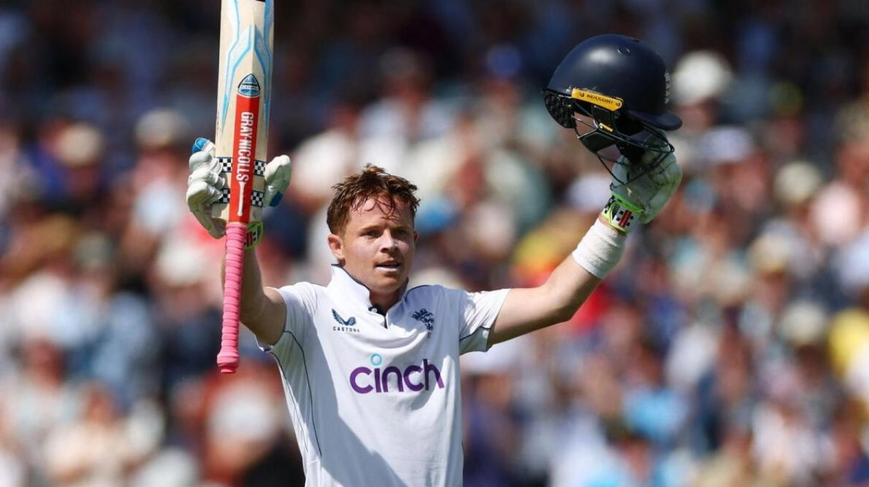 Ollie Pope's Century Leads England to 416 All Out Against West Indies