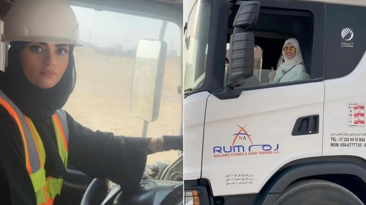 Fouzia Zahour: Trailblazing the Road as the Youngest Emirati Woman Truck Driver