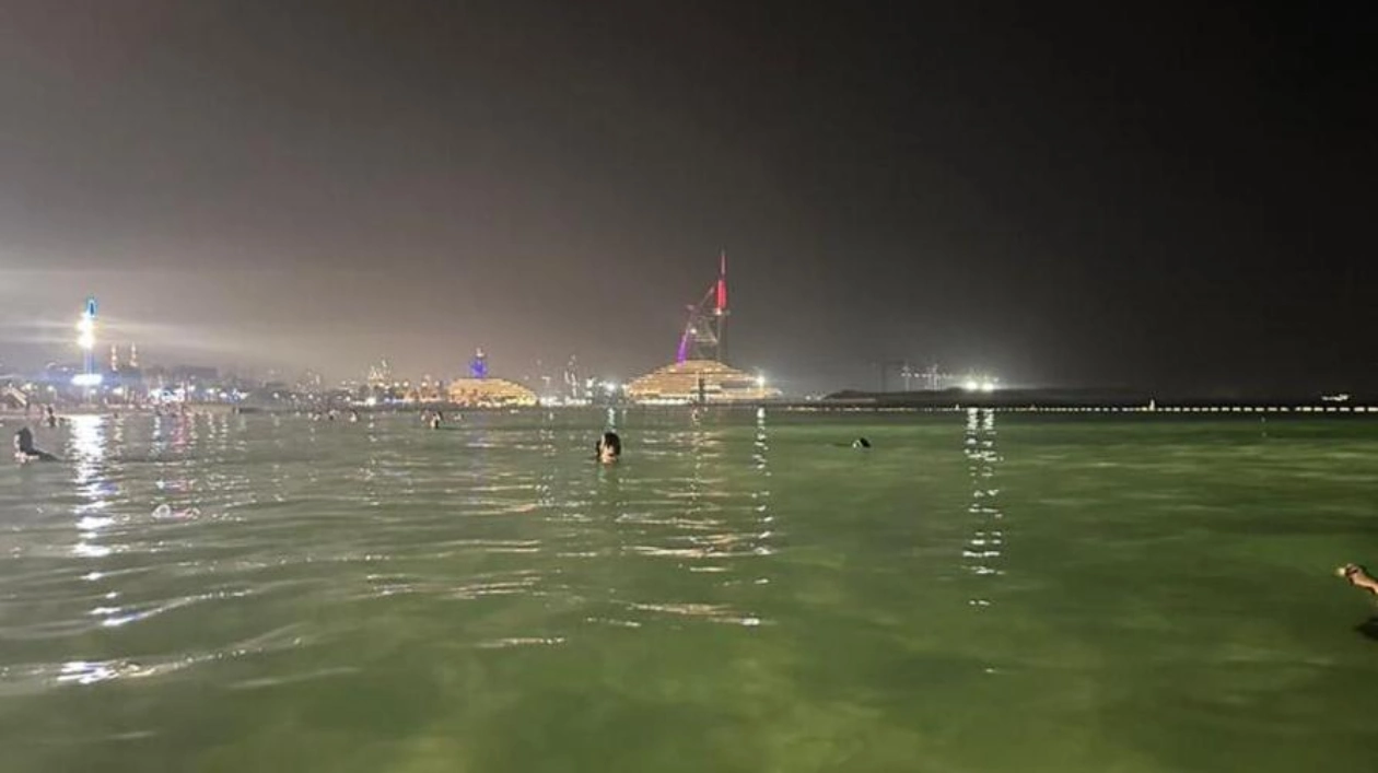 Dubai's Night Beaches Offer Cool Relief Amid Summer Heat