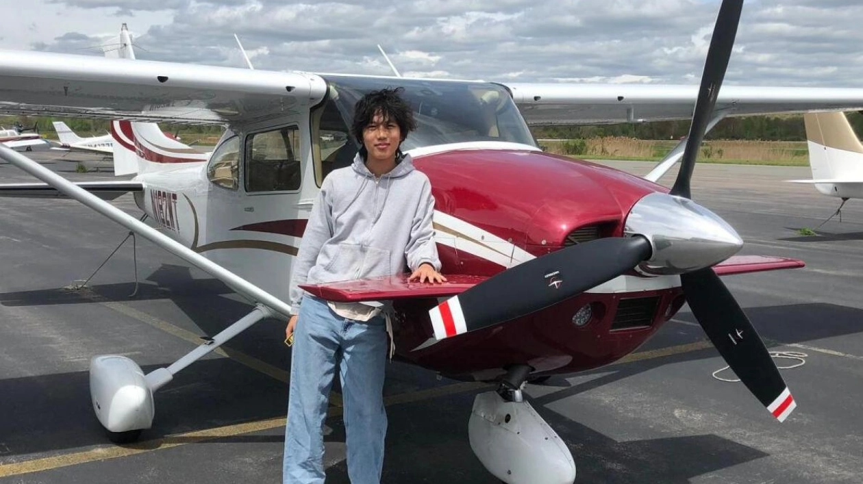 Young Pilot Ethan Guo Aims to Fly Solo Around the World for Cancer Research