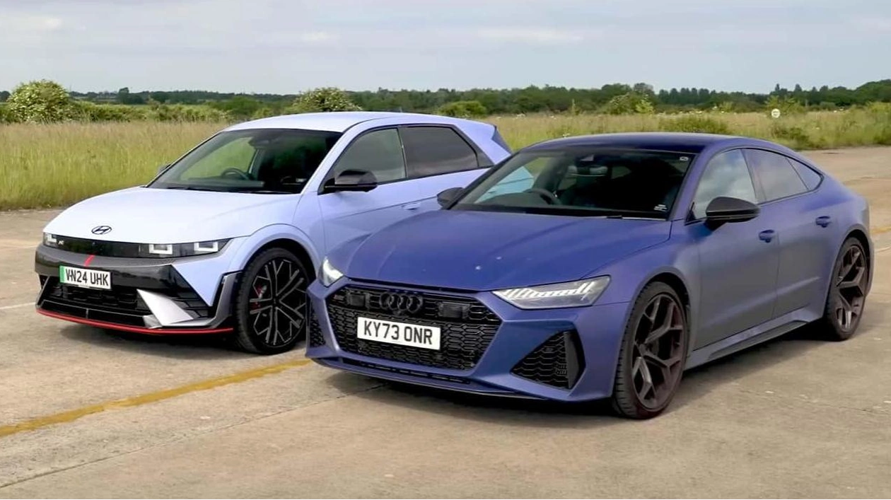 Hyundai Ioniq 5 N vs. Audi RS7 Performance: A Thrilling Drag Race Showdown