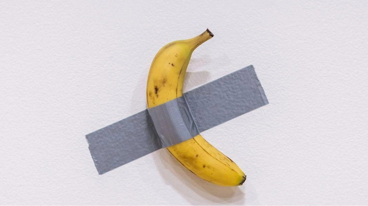 Banana Taped to Wall Sells for $6.2 Million at Auction