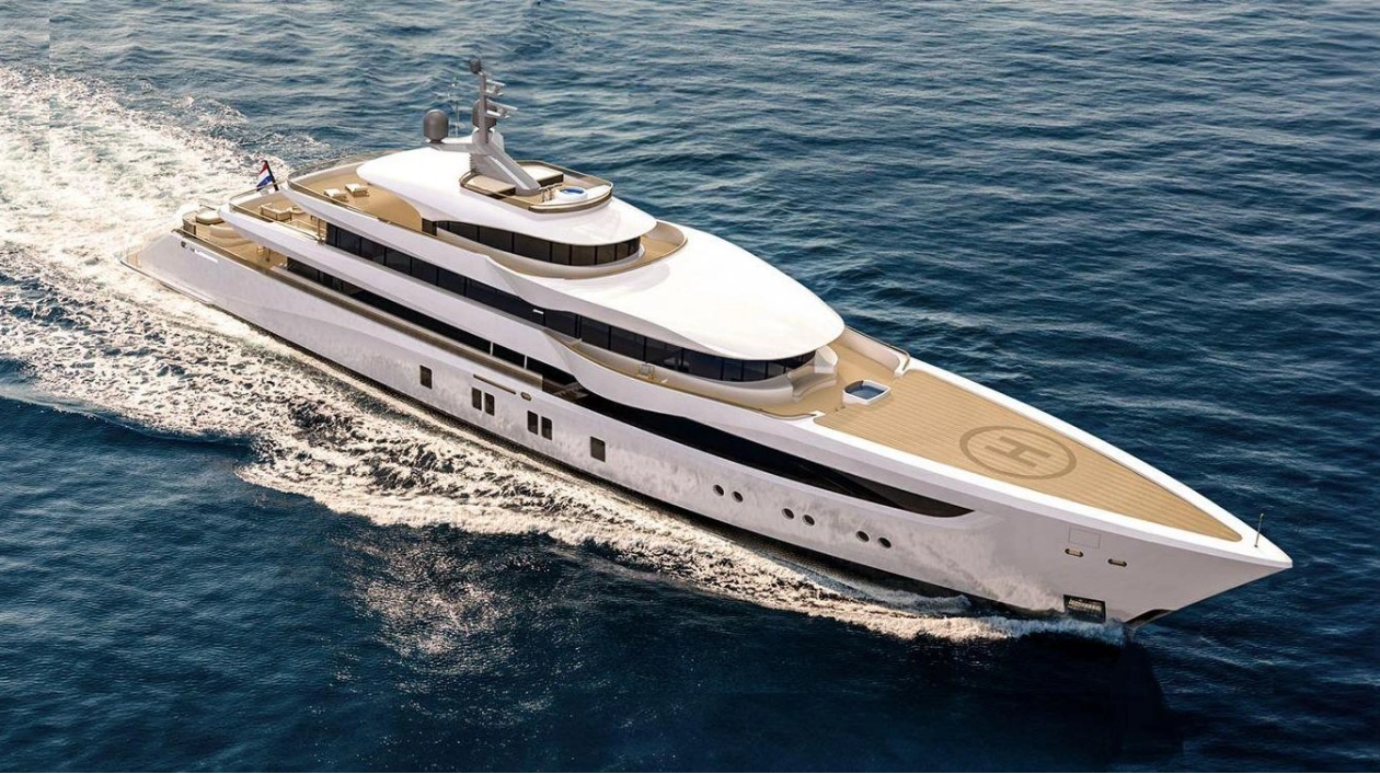 Ares Yachts and Mulder Design Unveil 70-Metre Custom Yacht Opal