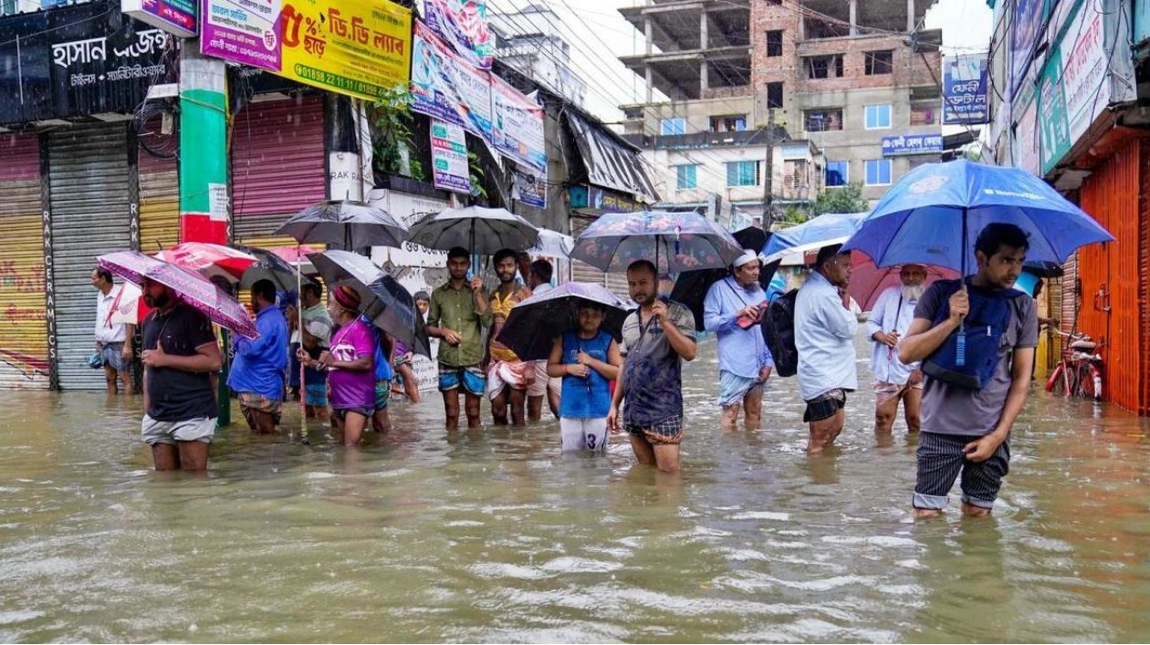 Monsoon Floods Stranded Three Million in Bangladesh, Killing Two