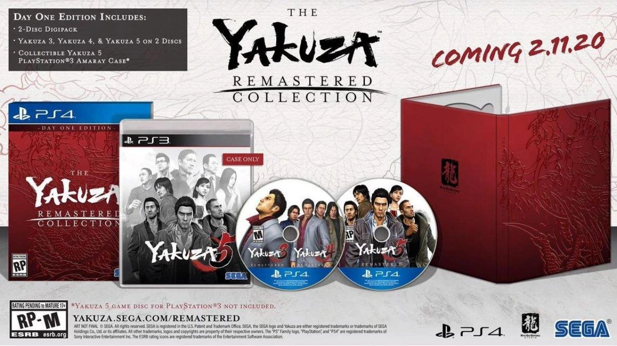 Yakuza Remastered Collection Now Available for Pre-Order