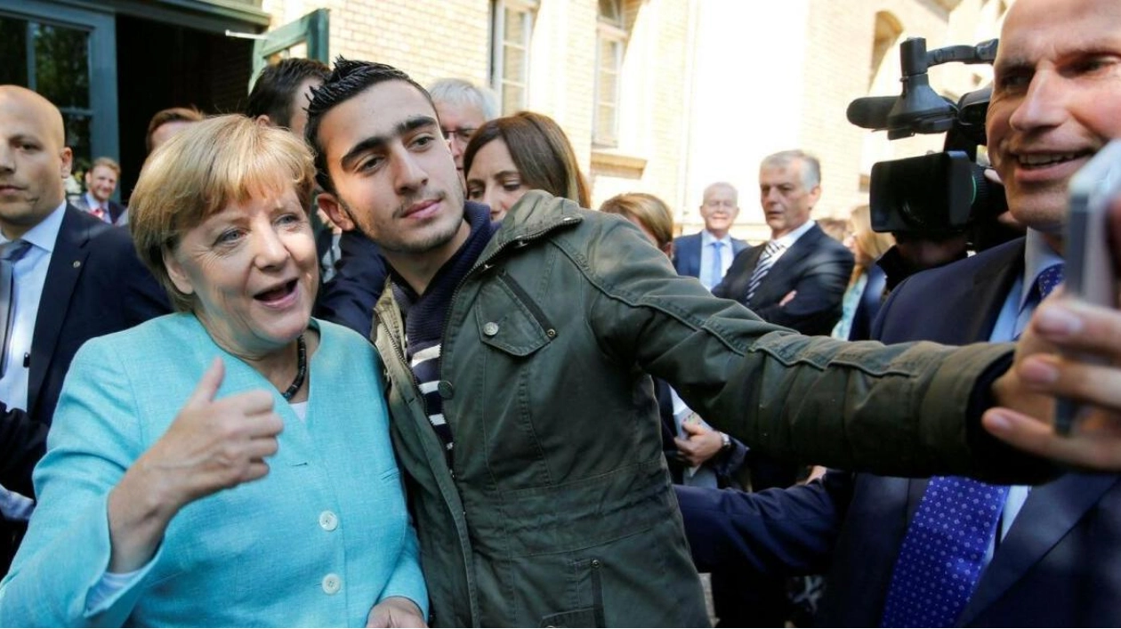 Syrian Refugee's Selfie with Merkel Defines New Life in Germany