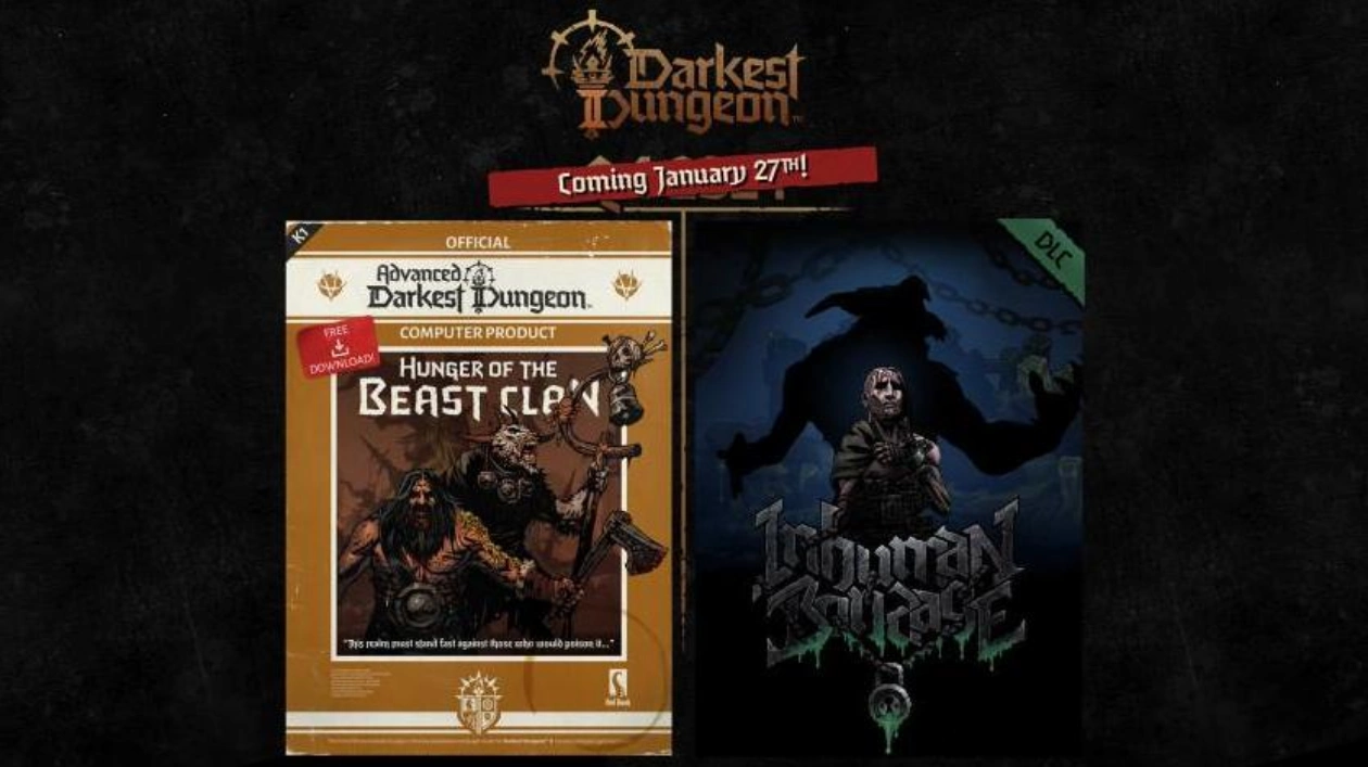 Red Hook Studios объявила дату выхода дополнений для Darkest Dungeon II