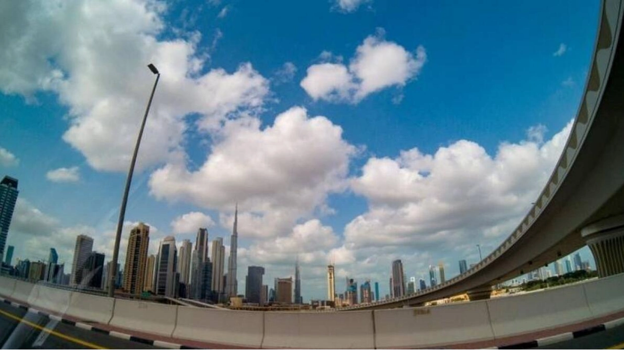 UAE Weather Update: Cloud Formation and Temperature Drop Expected