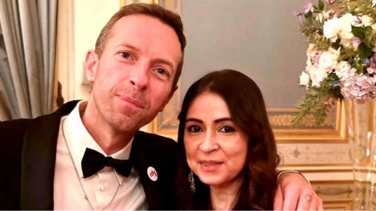 Bhavana Pandey Meets Chris Martin at Le Bal