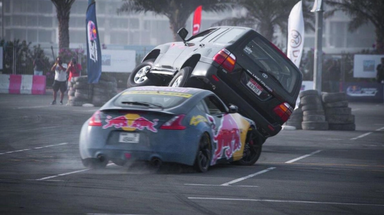 Emirati Stuntman Quits Job to Focus on Car Balancing