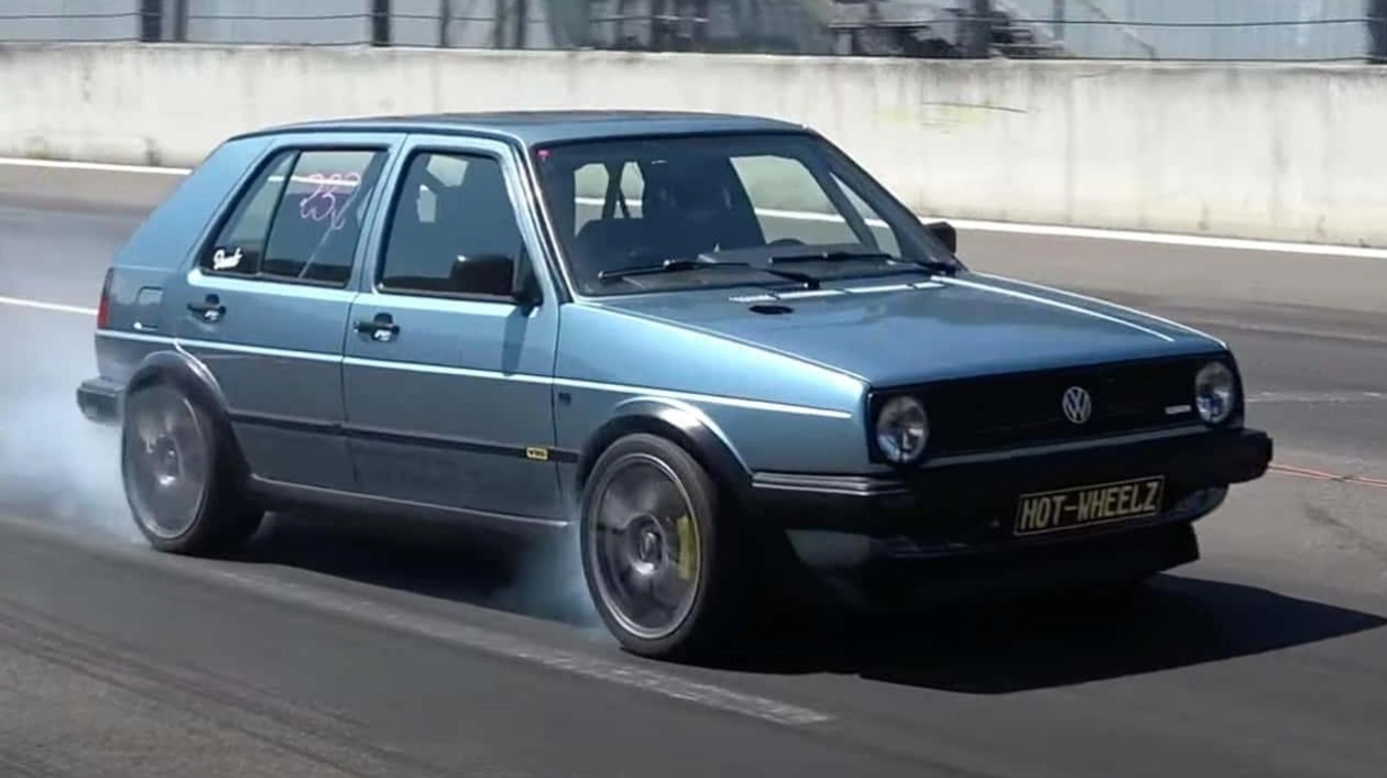 Highly Modified Mk2 Volkswagen Golf Rivals Supercars with Massive Power