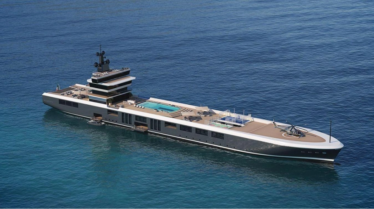 Oceanco and Mario Biferali Unveil 150m Superyacht Concept