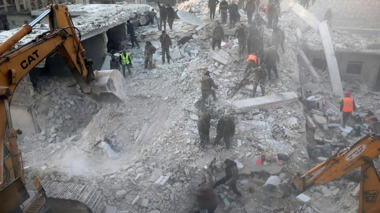 Partial Collapse of Apartment Block in The Hague After Fire and Explosion