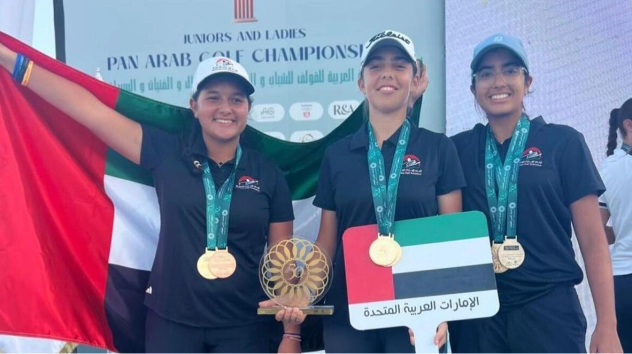 UAE Under-16 Girls’ Team Wins Gold at Pan Arab Golf Championships