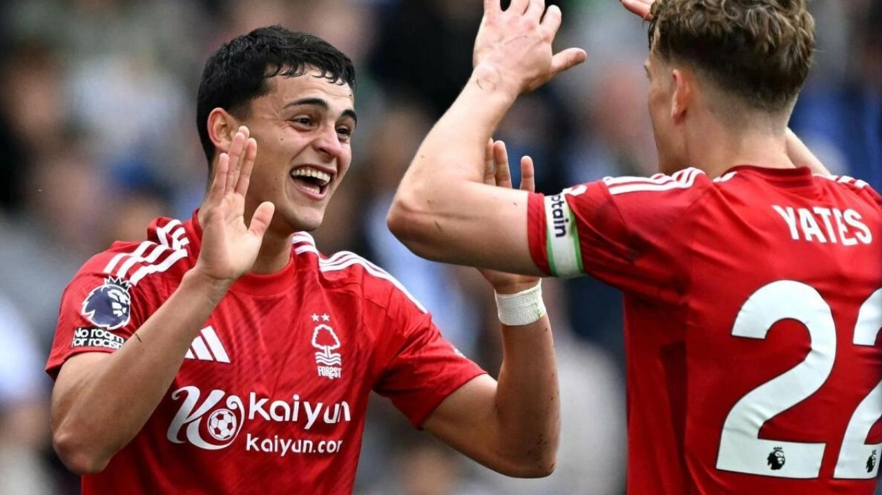 Brighton & Hove Albion and Nottingham Forest Draw 2-2 in Feisty Clash